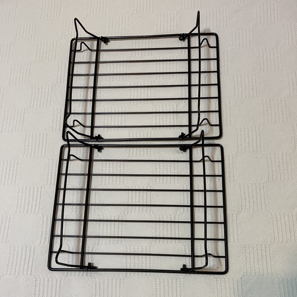 CURTIS STONE BRAND NEW SET OF 2 COLLAPSIBLE BLACK ROASTING & COOLING RACKS - Picture 6 of 8
